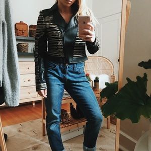 LAST CHANCE ✨BCBG Faux Leather Biker Jacket